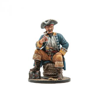 Card Shark, Pirate Playing Cards, Pirates!--single figure seated on coiled rope Card Shark, Pirate Playing Cards, Pirates!--single figure seated on coiled rope #51625