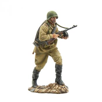 Russian Advancing with PPSH 41, The Battle of Kursk, 1943--single figure Russian Advancing with PPSH 41, The Battle of Kursk, 1943--single figure #51631