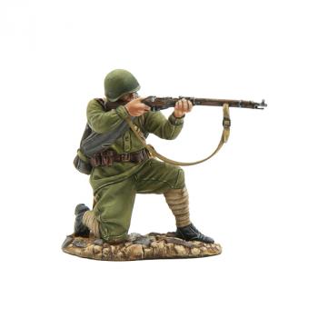 Russian Kneeling Firing Mosin Rifle, The Battle of Kursk, 1943--single kneeling figure Russian Kneeling Firing Mosin Rifle, The Battle of Kursk, 1943--single kneeling figure #51632