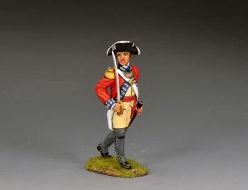 British 4th Regiment of Foot Officer--single marching AWI-era figure British 4th Regiment of Foot Officer--single marching AWI-era figure #51658