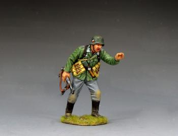 Classic Wehrmacht Infantry Non Commissioned Officer Indicating--single figure carrying an MP40 machine pistol Classic Wehrmacht Infantry Non Commissioned Officer Indicating--single figure carrying an MP40 machine pistol #51663