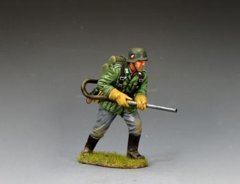 Classic Wehrmacht Infantry Advancing Pioneer with Flammenwerfer 41--single advancing figure Classic Wehrmacht Infantry Advancing Pioneer with Flammenwerfer 41--single advancing figure #51664