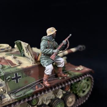Tank Rider Rifleman A, The Stug III Assault Gun, Battle of Kharkov--single seated figure Tank Rider Rifleman A, The Stug III Assault Gun, Battle of Kharkov--single seated figure #51671