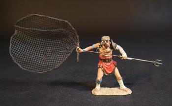 Retiarius, "Hail, Emperor, Those Who Are About to Die Salute You," Gladiators--single figure with net and trident Retiarius, "Hail, Emperor, Those Who Are About to Die Salute You," Gladiators--single figure with net and trident #51686