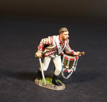 Drummer, British Marines, The Assault on the Redoubt at Breeds Hill, The Battle of Bunker Hill, June 17th 1775, The American War of Independence, 1775–1783--single hatless advancing figure with drawn sword Drummer, British Marines, The Assault on the Redoubt at Breeds Hill, The Battle of Bunker Hill, June 17th 1775, The American War of Independence, 1775–1783--single hatless advancing figure with drawn sword #51690