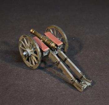 6-pounder Field Gun (grey with red compartments next to the cannon), American Artillery, The American War of Independence 1775-1783 6-pounder Field Gun (grey with red compartments next to the cannon), American Artillery, The American War of Independence 1775-1783 #51695