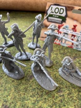 AWI Haitian Militia Set --eight resin figures in eight poses(grey)--FOUR IN STOCK. AWI Haitian Militia Set --eight resin figures in eight poses(grey)--FOUR IN STOCK. #51710