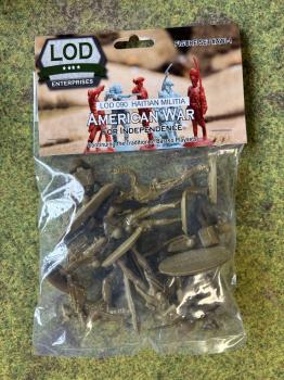 AWI Haitian Militia Set --eight resin figures in eight poses (olive drab)--ELEVEN IN STOCK. AWI Haitian Militia Set --eight resin figures in eight poses (olive drab)--ELEVEN IN STOCK. #51711