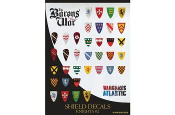 Barons' War Shield Decals (02):  Knights 02--36 shield decals Barons' War Shield Decals (02):  Knights 02--36 shield decals #51715