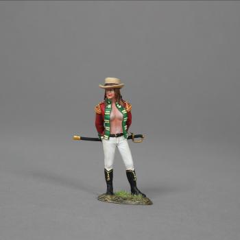 Fanny, in 11th of Foot red jacket and straw hat--single figure Fanny, in 11th of Foot red jacket and straw hat--single figure #51745