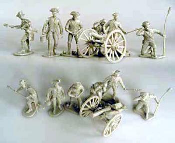 AWI British Artillery--(6) Figures, (1) Cannon (gray) -- AWAITING RESTOCK! AWI British Artillery--(6) Figures, (1) Cannon (gray) -- AWAITING RESTOCK! #10850