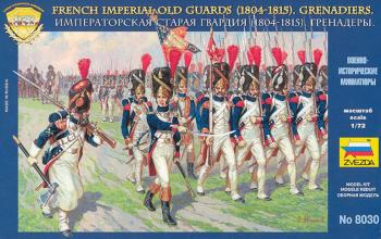 Image of 1/72 French Emperors Old Guards Grenadiers 1805-15--41 figures in 12 poses
