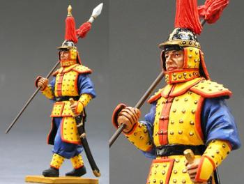 Image of Chinese Marching Guard with Spear--single figure