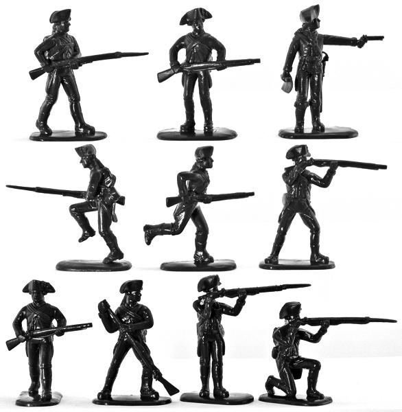 American Militia - 20 in 10 Poses, Light Brown #1