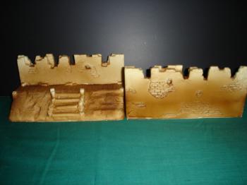 Adobe Wall to Connect Barracks--10 Inches Long--ONE IN STOCK. Adobe Wall to Connect Barracks--10 Inches Long--ONE IN STOCK. #11305