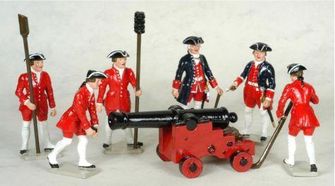 French Artillery: Includes gun and Officer, Sergeant, and 4 gunners #1