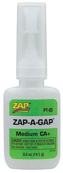 Zap-A-Gap CA+ Filling Adhesive (1/2 oz.) #1