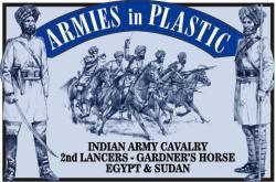 2nd Lancers - Gardner's Horse - Egypt & Sudan (Dark blue) 5 Mtd. in 5 poses 2nd Lancers - Gardner's Horse - Egypt & Sudan (Dark blue) 5 Mtd. in 5 poses #12338