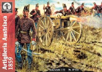 Austrian Artillery, 1859--16 figures in 4 poses and 4 cannons Austrian Artillery, 1859--16 figures in 4 poses and 4 cannons #12348