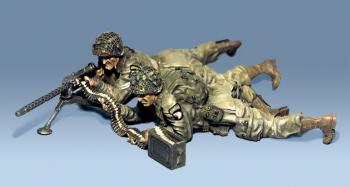 101st Airborne Machine Gun Team, 2 figures--RETIRED  - LAST ONE!  101st Airborne Machine Gun Team, 2 figures--RETIRED  - LAST ONE!  #12677
