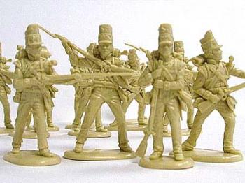 Image of 1/32 Waterloo British Foot Guards--16 figures in 4 poses--RETIRED(?)--LAST ONE!!
