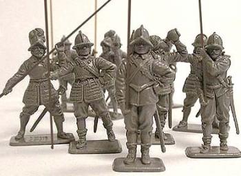 Image of 1/32 ECW Pikemen--16 in 4 Poses--RETIRED(?)--LAST ONE!!