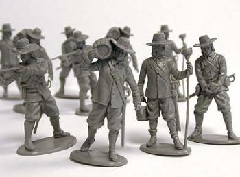 Image of 1/32 English Civil War: Royalist Artillery--16 figures in 4 poses--RETIRED(?)--LAST ONE!!