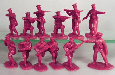 Russian Civil War Red Army, 1918 (Cranberry Red)--20 in 10 figures #1