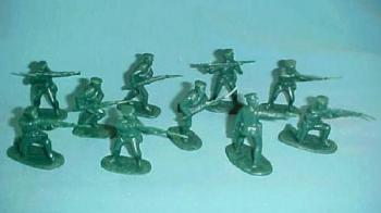 Russo-Japanese War Russian Army 1904-1905 (Dark Green)--20 in 10 poses Russo-Japanese War Russian Army 1904-1905 (Dark Green)--20 in 10 poses #13028