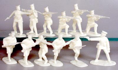 Boxer Rebellion - Russian Army - China 1900 (white) 12 figures #1