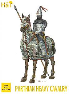 Parthian Heavy Cavalry--15 mounted and 3 foot troops Parthian Heavy Cavalry--15 mounted and 3 foot troops #13200