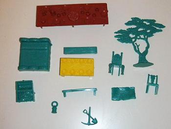 Famous Playhouse Props Set #1 (12 pcs - red) Famous Playhouse Props Set #1 (12 pcs - red) #13204