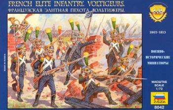 1/72 Napoleonic French Voltigeurs Elite Infantry (1805-1813) (Re-Issue)--40 figures in 11 poses 1/72 Napoleonic French Voltigeurs Elite Infantry (1805-1813) (Re-Issue)--40 figures in 11 poses