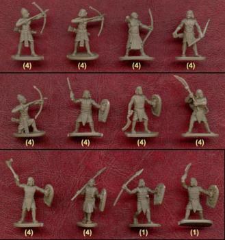 Ancient Egyptian Army--42 figures in 12 poses -- AWAITING RESTOCK! Ancient Egyptian Army--42 figures in 12 poses -- AWAITING RESTOCK! #13578