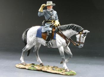Image of Confederate General Robert E. Lee--single mounted figure--RETIRED.