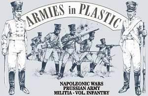 Prussian Militia - Vol. Infantry--20 in 10 Poses, Grey Prussian Militia - Vol. Infantry--20 in 10 Poses, Grey #13836
