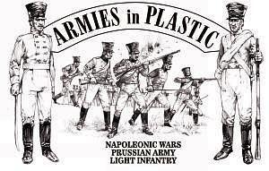 Prussian Light Infantry--20 in 10 Poses, White Prussian Light Infantry--20 in 10 Poses, White #13837
