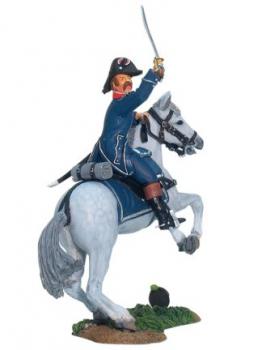 Image of French 1st Light Infantry Mounted Officer Set #1--single mounted figure--RETIRED--LAST ONE!!
