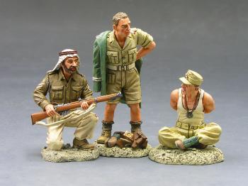 Image of The Imposter--two SAS figures with German Prisoner figure--RETIRED. ONE AVAILABLE! 