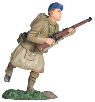 Image of WWI British 42nd Black Watch Highlander Charging #1--single figure--RETIRED -- LAST ONE!