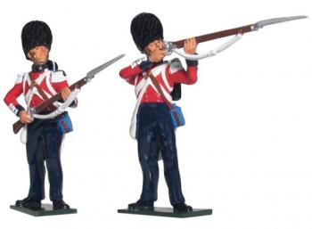 Image of Crimea British Scots Fusiliers Firing Line Set #1--2 figures--RETIRED--LAST TWO!!