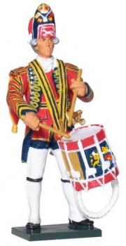 Image of British Drummer, 1st Foot Guards, 1754-1763--single figure--RETIRED. TWO AVAILABLE!