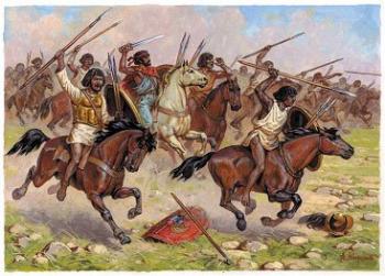 Image of 1/72 Carthaginian Numidian Cavalry--17 mounted figures