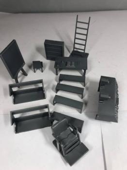 Reissue Space Academy Accessories (14 pcs) Pewter Color Reissue Space Academy Accessories (14 pcs) Pewter Color #14834