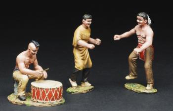 Shoshone Celebration - 3 Indians with Drum- LAST NINE IN STOCK!! Shoshone Celebration - 3 Indians with Drum- LAST NINE IN STOCK!! #14862