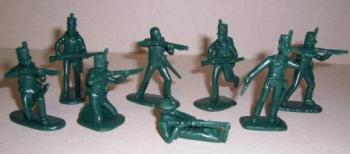 British 95th Rifles--20 in 8 Poses, DK. Green British 95th Rifles--20 in 8 Poses, DK. Green #14942