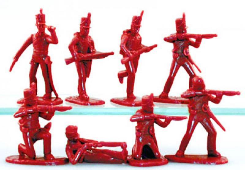 British Rifle Company--20 in 8 Poses, Red #1