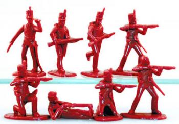 British Rifle Company--20 in 8 Poses, Red British Rifle Company--20 in 8 Poses, Red #14945