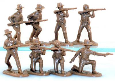US Army, China, 1900--20 in 8 Poses, Brown SP #1