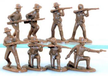 US Army, China, 1900--20 in 8 Poses, Brown SP US Army, China, 1900--20 in 8 Poses, Brown SP #15249